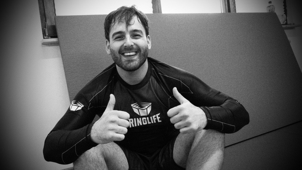 Marvin nach dem Training